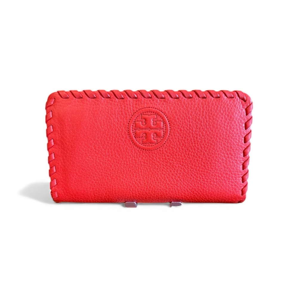 TORY BURCH Marion Multi- Gusset Zip Wallet Samba